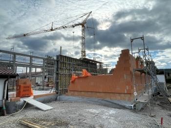 Baustelle Turnhalle Täbingen